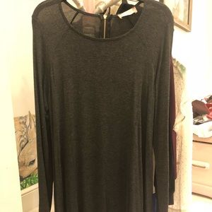 Altar’d state gray long sleeve dress size small